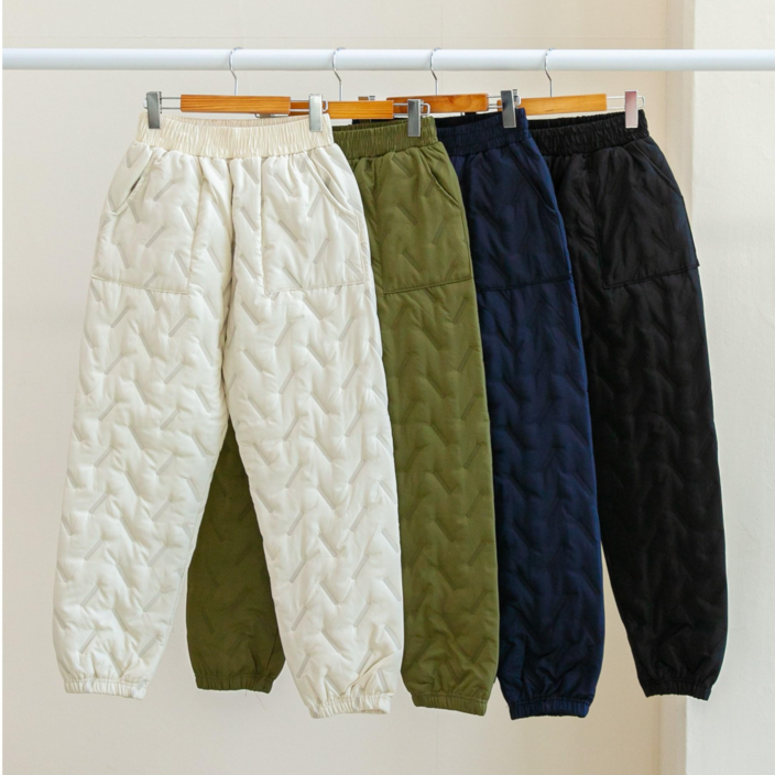 패딩바지 방한바지 겨울패딩바지 누빔 썰매장바지 작업복 남여공용 혹한기 캠핑바지 겨울방한용품