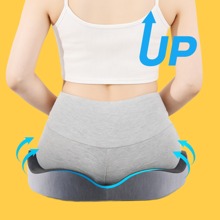 업시트 여성용 자동차 키높이 방석 차량용