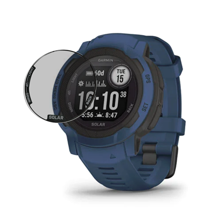 이너스 가민 인스팅트2 솔라 액정 기스방지 올레포빅 풀커버 보호필름, 3개