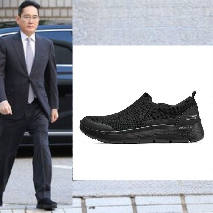 이재용 스케쳐스 편한신발 고워크 족저근막