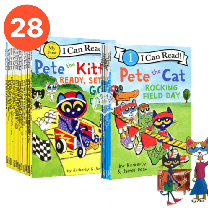 [국내무배] 최신 I Can Read Pete The Cat 28권 아이캔리드 피트더캣 영어원서 음원제공