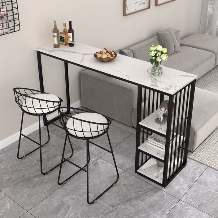 홈바테이블 높은테이블 2인용식탁 거실 입식테이블 의자 미포함