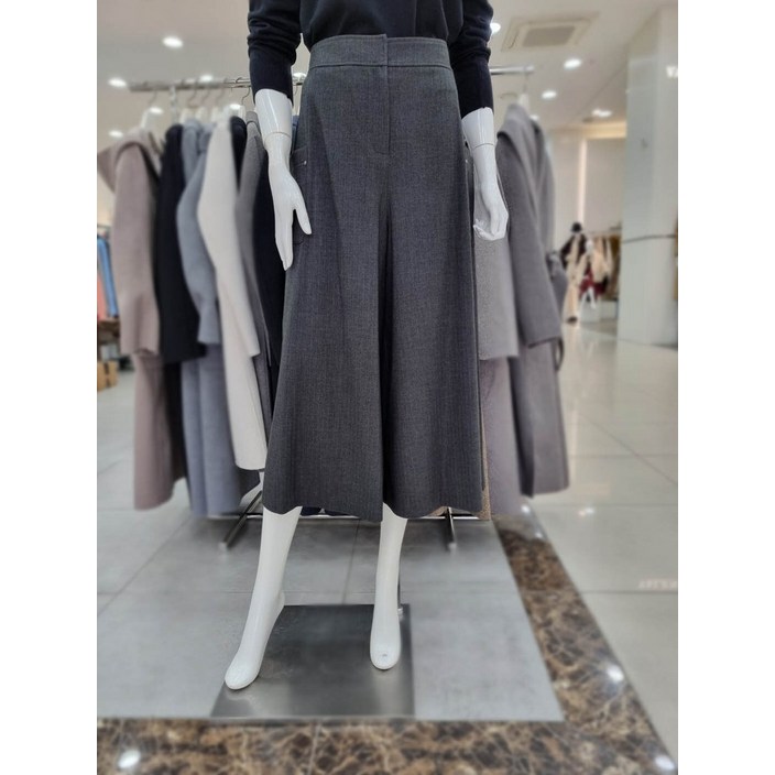 더아이잗 아웃 포켓 크롭 퀼로트 팬츠 IPAA0SL131GYD0DJ