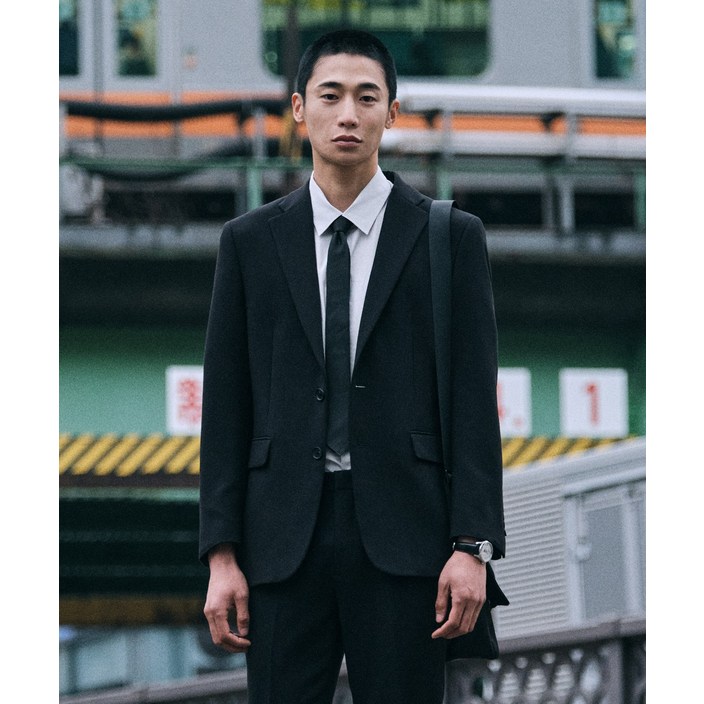 사방스판 블레이저 셋업_블랙 (릴렉스핏)_SEJWZ71SET