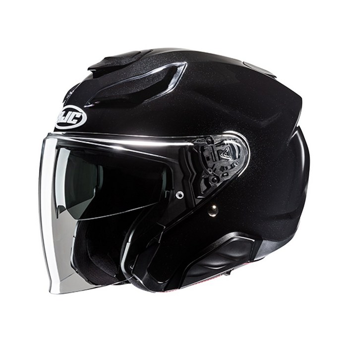 홍진 HJC F31 SOLID METAL BLACK 메탈 블랙 오토바이 오픈페이스 헬멧