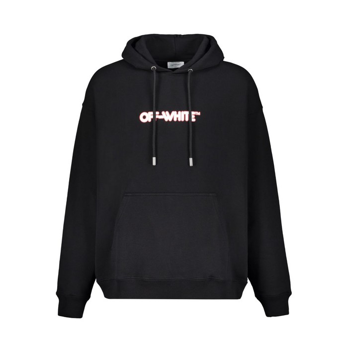 오프화이트 로고 프린트 후디