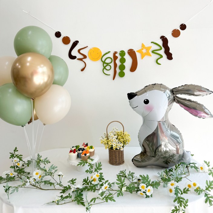 쏙쏙마켓 숲속 동물 친구들 생일파티, 1세트, 토끼 세트 쏙쏙마켓 숲속 동물 친구들 생일파티, 1세트, 토끼 세트