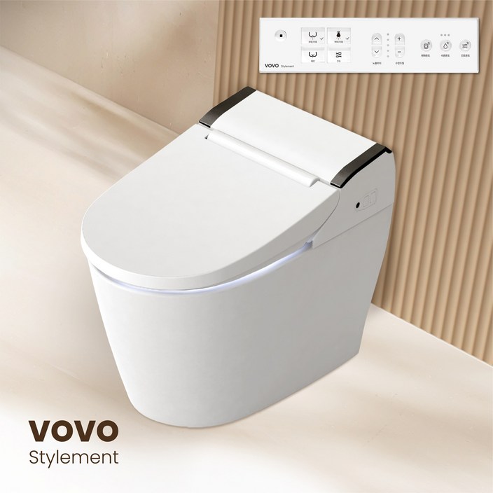 NEW VOVO 일체형비데 TCB8100N,초절수 친환경1등급, LED LIGHT, 자동물내림,직수타입 설치비 별도