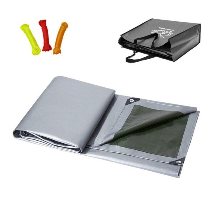 칼루스 양면코팅 방수포 4 x 4m 타포린 (스트링 포함)