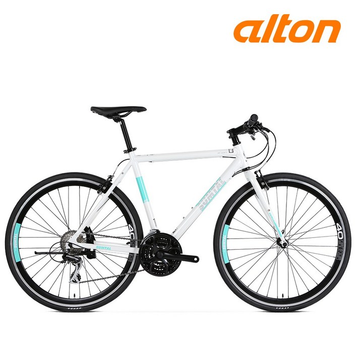알톤 썸탈 하이브리드자전거 시마노 아세라 24단 입문용 등하교 출퇴근 운동 T6061 알루미늄프레임 700C