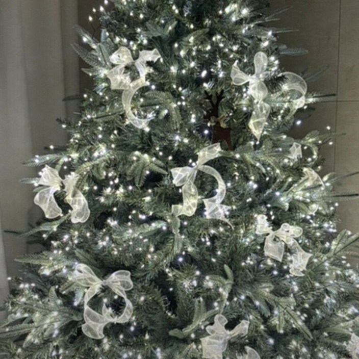 상일상회 크리스마스 트리 리본 장식 오너먼트 완제품