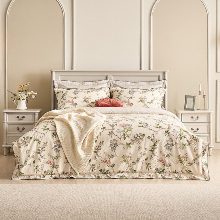 로라애슐리 로라애슐리 엘더우드 60수 고밀도 면 차렵이불 풀세트 SS