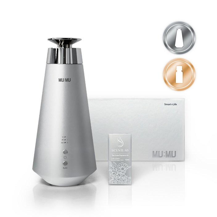 센트랩 무무 가정용 차량용 아로마 디퓨저 프리미엄 전자 무선 자동 오브제 고급 방향제 새차 집들이 선물, 1개, 10ml, 시트러스베일