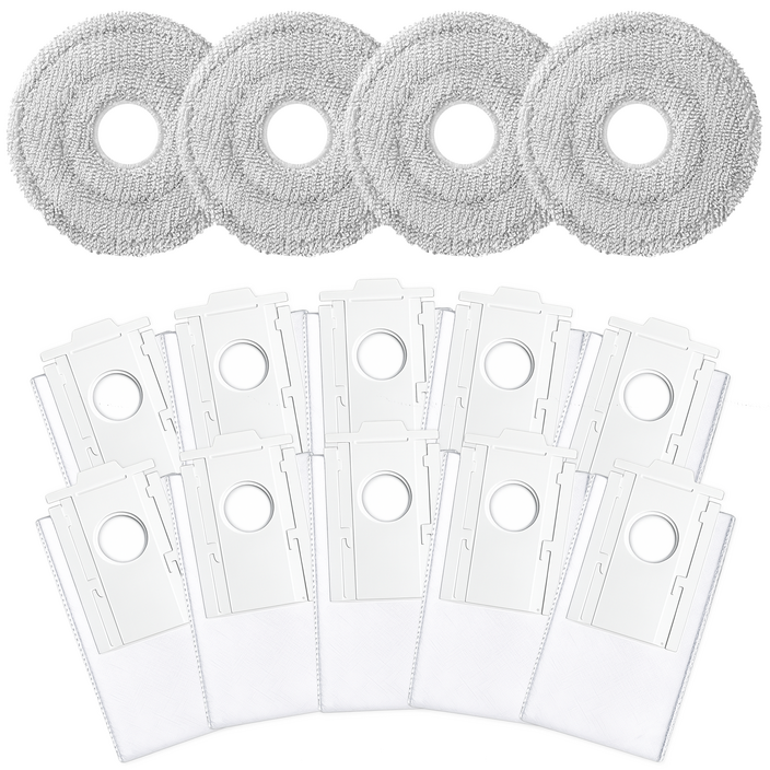 별제이 삼성 비스포크 Ai 스팀 제트봇 호환 물걸레 4p  먼지봉투 10p 소모품 세트, 1세트, B31 물걸레 4EA먼지봉투 10EA