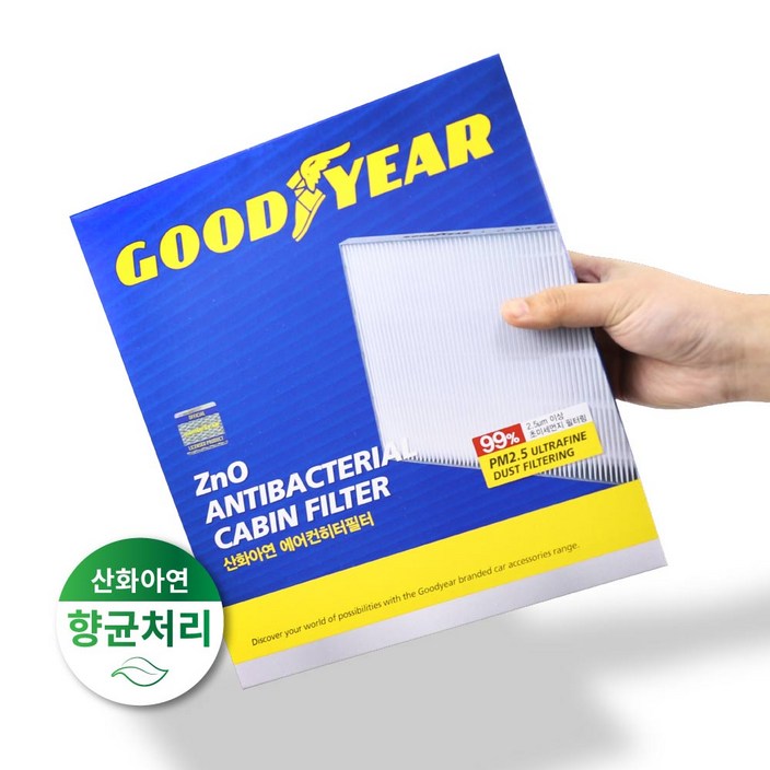 딜온 프리미엄 산화아연 향균 에어컨 필터 K8 하이브리드 21년현재까지전용 11호, 1개
