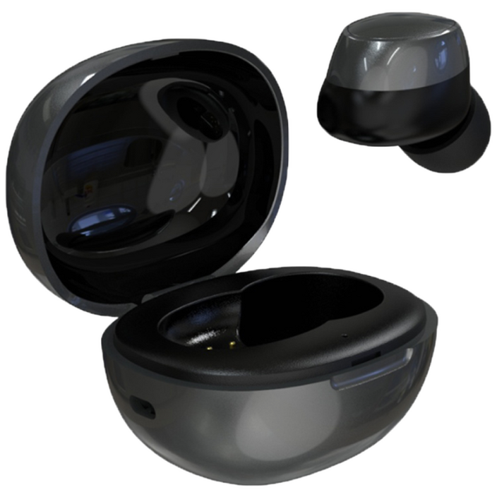 주닉스 EG7 신형 음성증폭기 이어폰형 충전형 무선 소형 소리증폭기 블랙