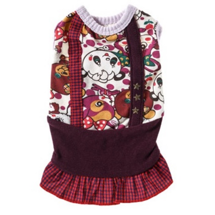 블루밍도그 에코 멜빵 원피스