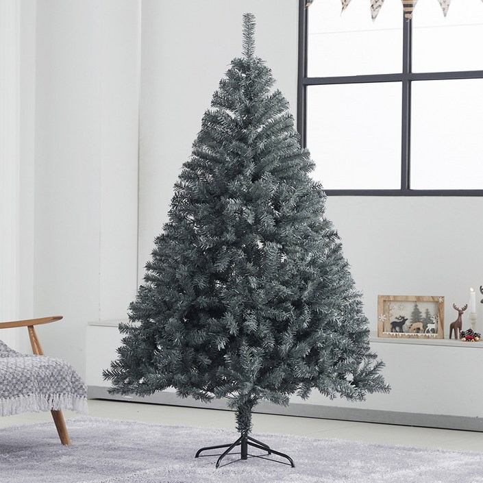 아웃팅 무장식 크리스마스트리 풍성빽빽트리, 그레이