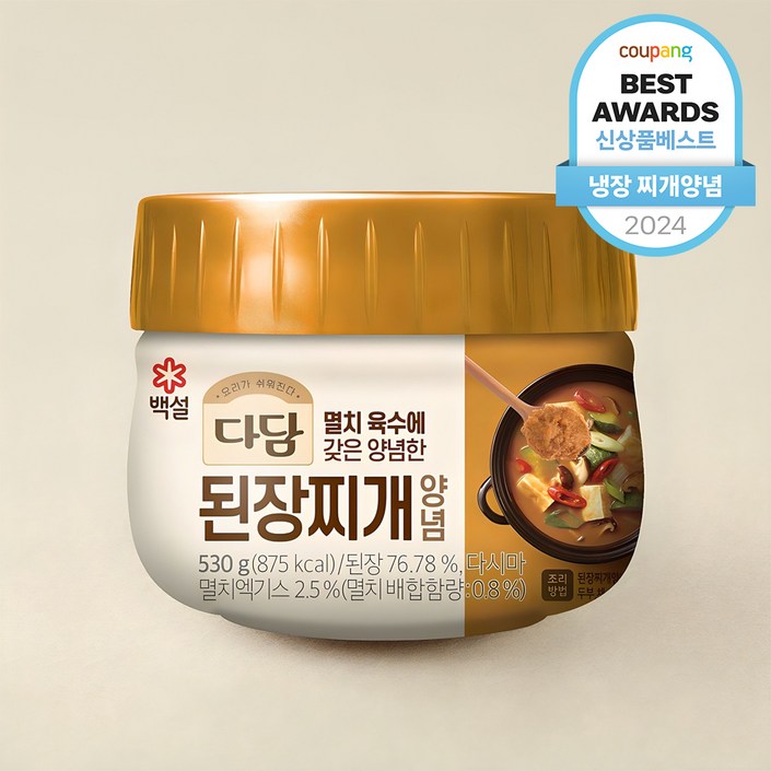 다담 된장찌개 양념, 530g, 1개