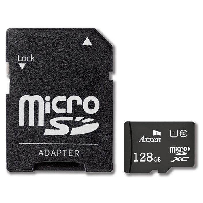 액센 프리미엄 마이크로 SD카드 어댑터 세트 MSD22, 128GB, 1개 액센 프리미엄 마이크로 SD카드 어댑터 세트 MSD22, 128GB, 1개