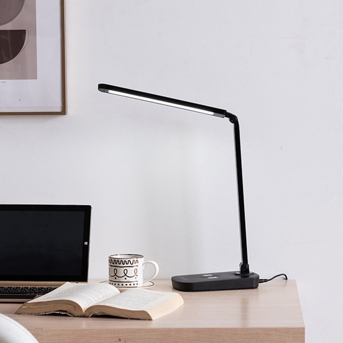 스피아노 플레타 스마트폰 무선 충전 겸용 LED 스탠드 아답터타입