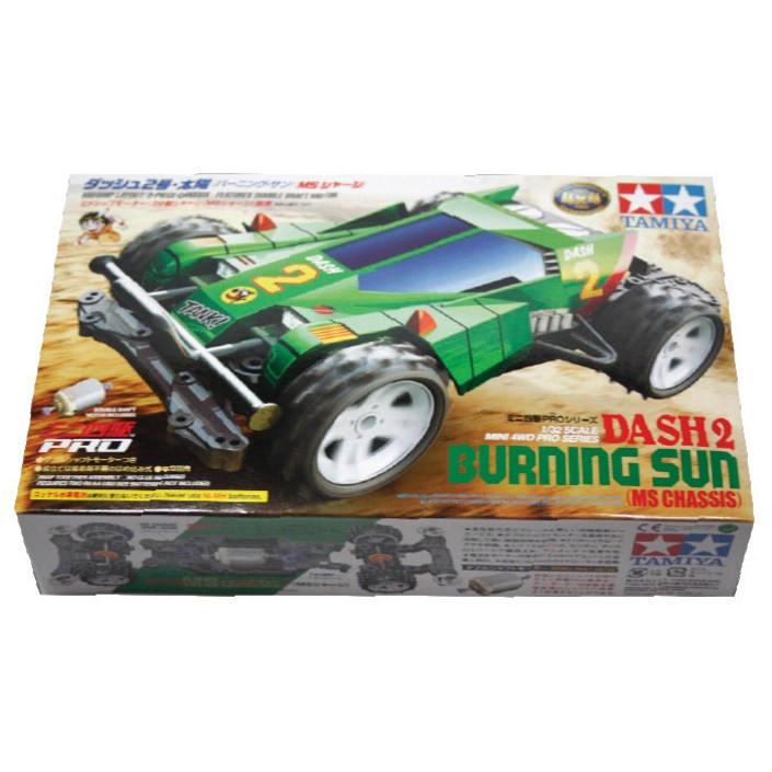 타미야 Dash 2 Burning Sun MS샤시 미니카 4WD 18628 + Atomic Tuned 2 Motor PRO 15489 조립 키트