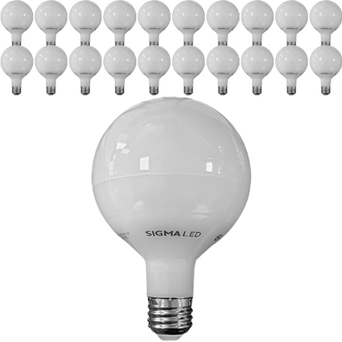 시그마LED 빔볼구 롱타입 E26 8W, 주광색, 21개