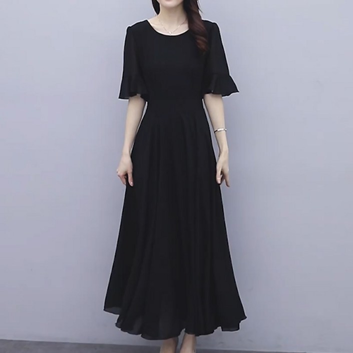 아뗄릭 빅사이즈 그리에땅 롱 쉬폰 원피스 01936 아뗄릭 빅사이즈 그리에땅 롱 쉬폰 원피스 01936
