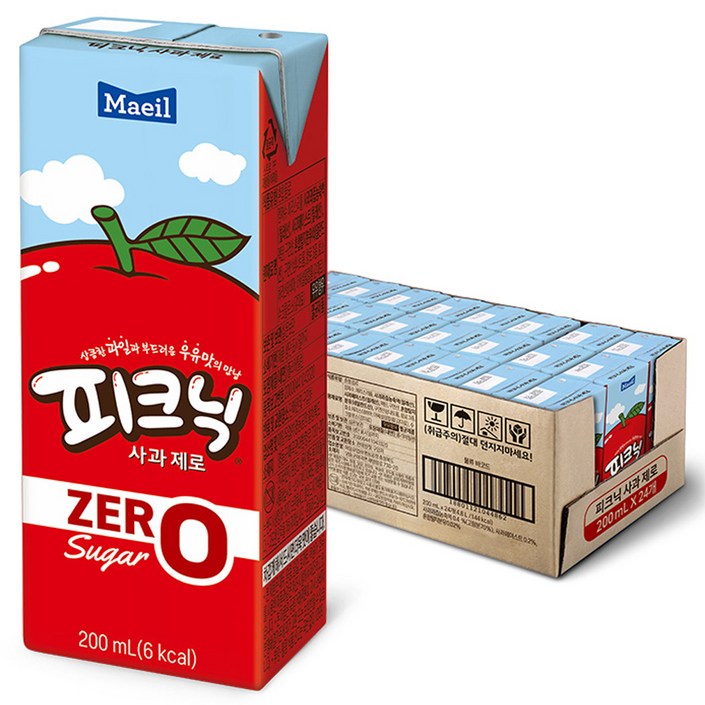 매일유업 피크닉 제로 사과 주스 매일유업 피크닉 제로 사과 주스