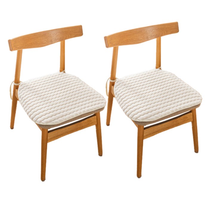 러빙랩 스태라 부드러운 와플 논슬립 털방석 2p