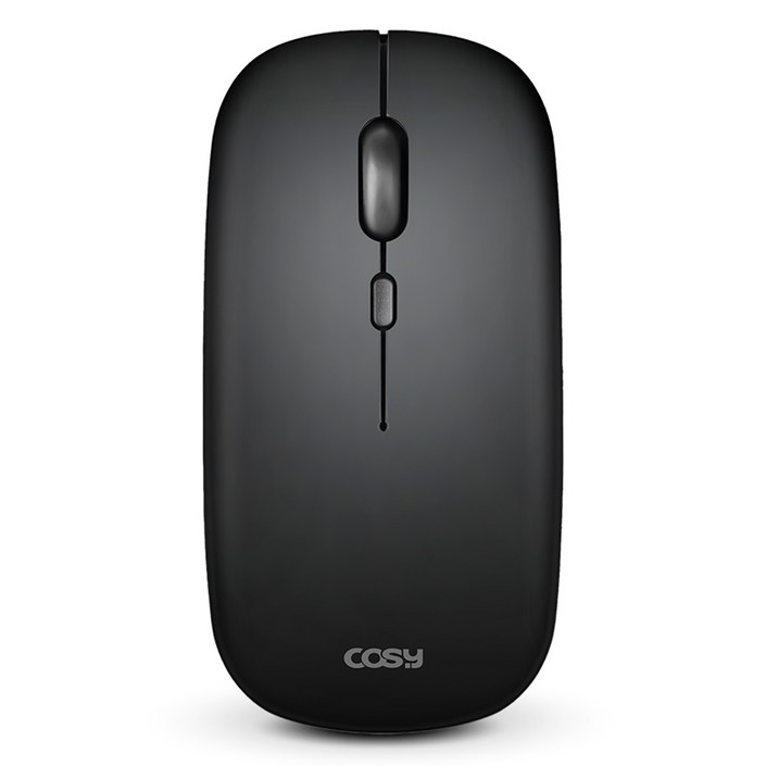 코시 블루투스 C타입 충전식 무소음 마우스 M4130BT, M4130BT, 블랙