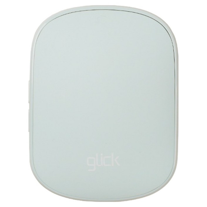 지클릭커 오피스프로 슬라임 미니 블루투스 무선 마우스, 블루, OP10