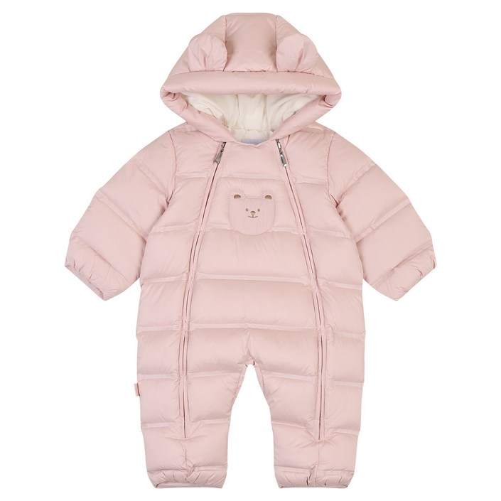 압소바 신생아용 브롱 심리스 다운 우주복