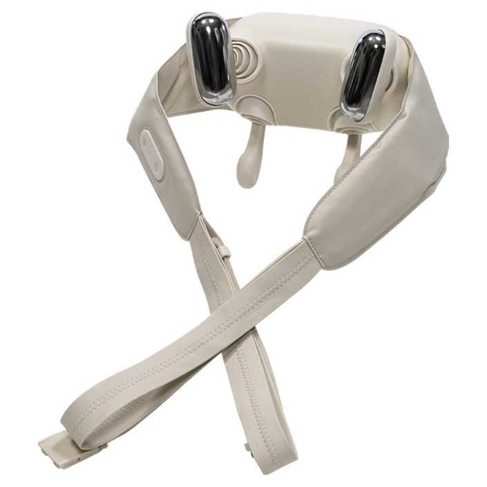 브람스 PTC 히팅볼 림프 목 어깨 마사지기, HBM400, 아이보리