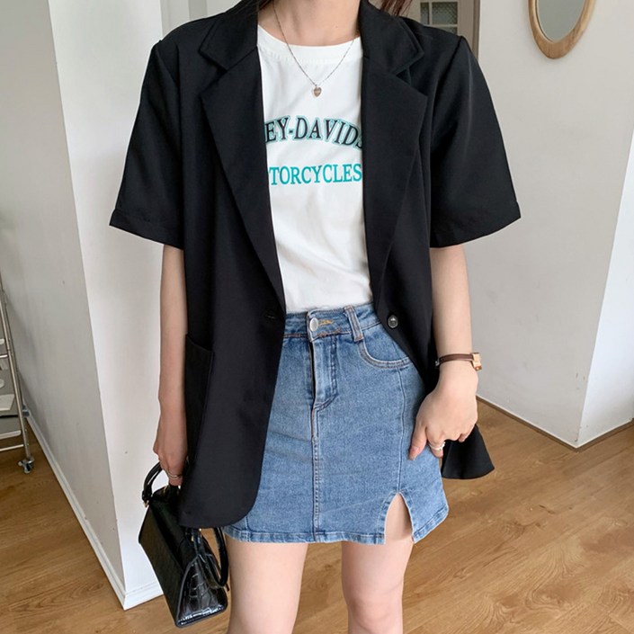 페이퍼먼츠 여성용 로메올 올웨이즈 반팔 정장 자켓 10855