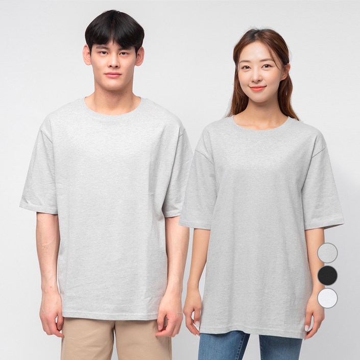 캐럿 남녀공용 릴렉스 핏 프리미엄 크루 넥 티셔츠 캐럿 남녀공용 릴렉스 핏 프리미엄 크루 넥 티셔츠