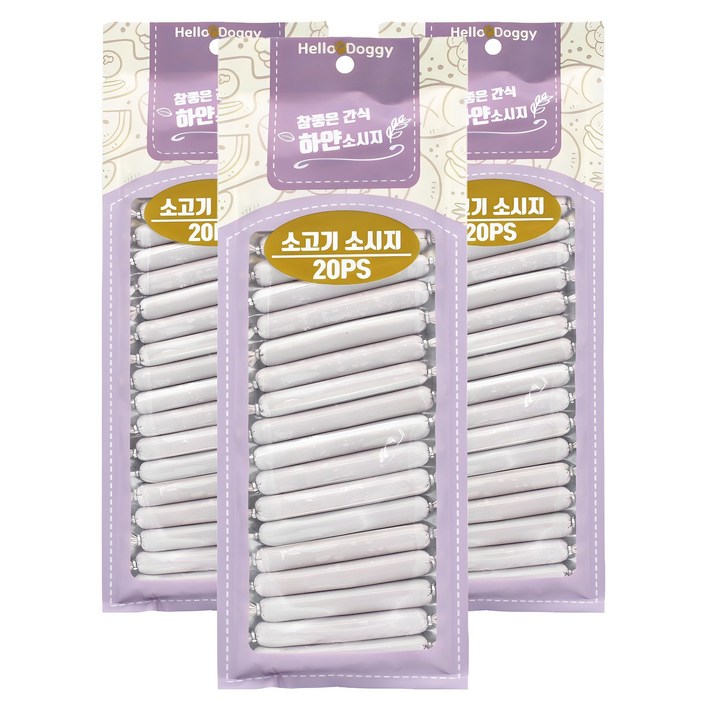 참좋은간식 강아지 하얀소시지