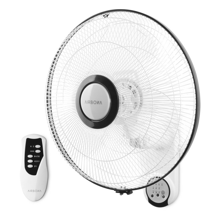 에어보나 리모컨 벽걸이 선풍기, AB09WFR
