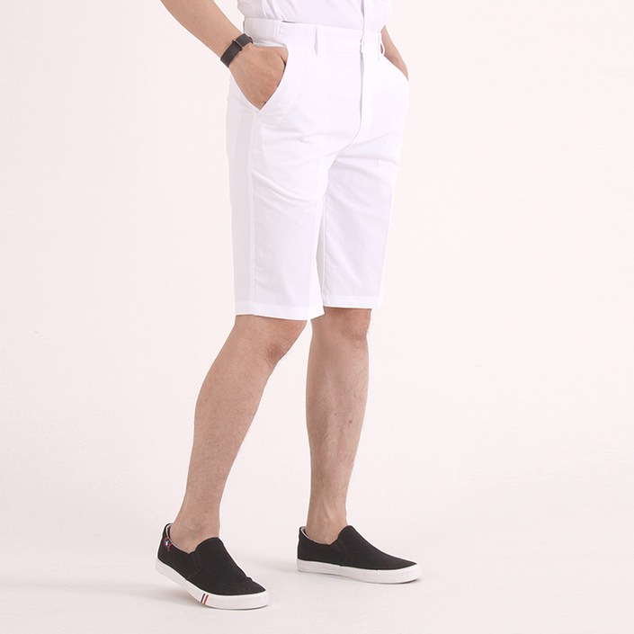 남성용 히든밴딩 쿨 노턱 스판 5부 반바지 YBL31