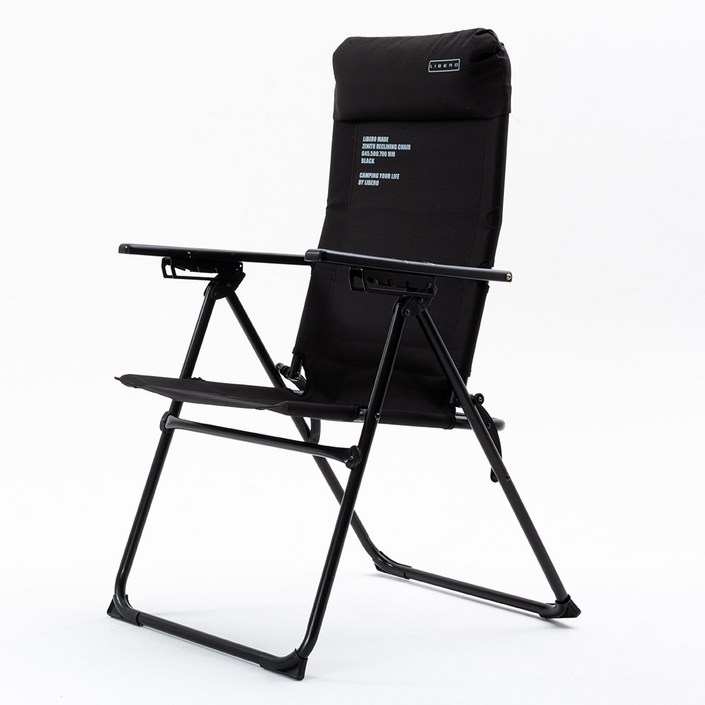 LIBERO 제니스 리클라이닝 체어, 블랙, 1개