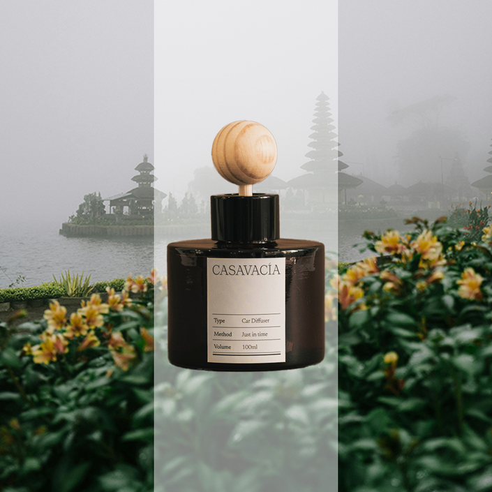 카사바시아 선물용 차량용 방향제 차량 카 디퓨저, 1개, 카마