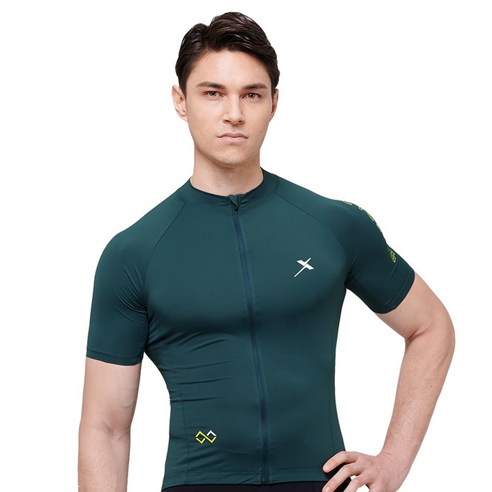 기어엑스 싸이클웨어C 반팔라운드 031 남성 그린