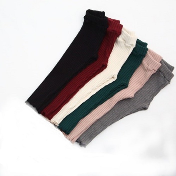 오트밀 멜로골지 피치기모 레깅스여아레깅스겨울피치레깅스
