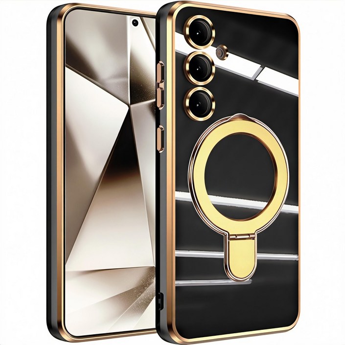 복우롱 갤럭시s25 s24 맥세이프 호환 휴대폰핑거링 거치대 케이스A045