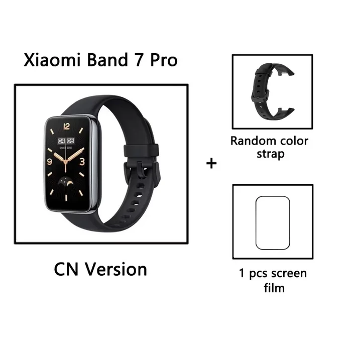 샤오미 미 밴드 7 프로 스마트 팔찌 키트 1.64인치 AMOLED 곡면 스크린 GPS 혈중 산소 측정 스포츠 피트니