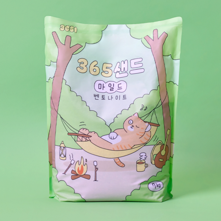 3651 365샌드 마일드 고양이 벤토나이트 모래 3651 365샌드 마일드 고양이 벤토나이트 모래