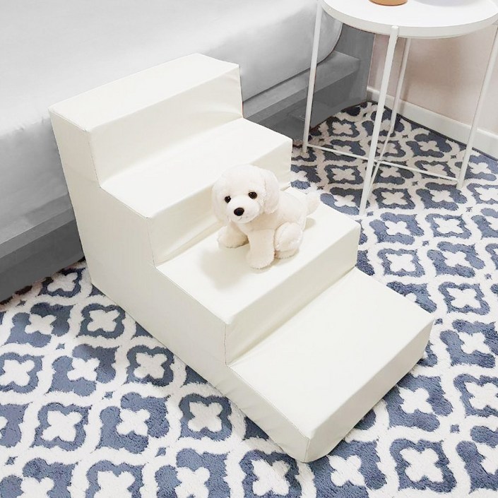8DECO 강아지계단 애견계단 펫스텝 모음 1단2단3단4단 커버솜포함 ce4, 아이보리 방수, 1개 8DECO 강아지계단 애견계단 펫스텝 모음 1단2단3단4단 커버솜포함 ce4, 아이보리 방수, 1개