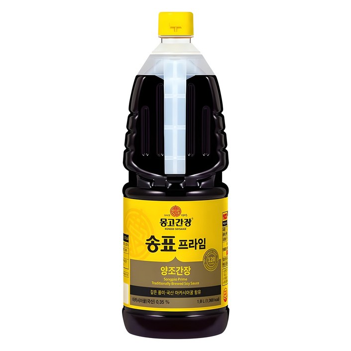 송표 프라임 양조간장, 1.8L, 1개