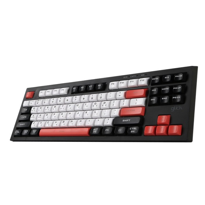 지클릭커 오피스프로 WK50 사일런스 M RGB 무소음 방수 무선 블루투스 키보드 87, Poker 87키, WK5087, 제조사축