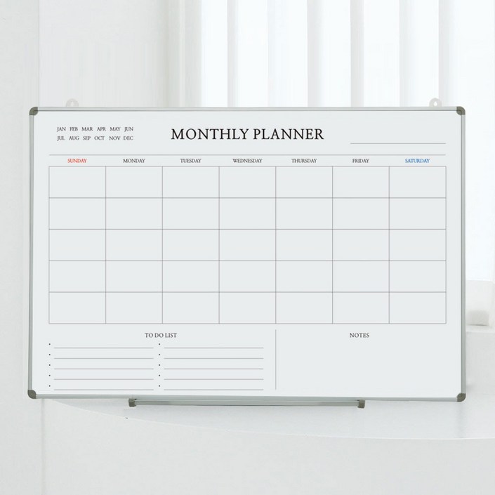 2025년 감성 캘린더 벽걸이달력 700x500 먼슬리플래너 일정관리표 화이트보드 제작